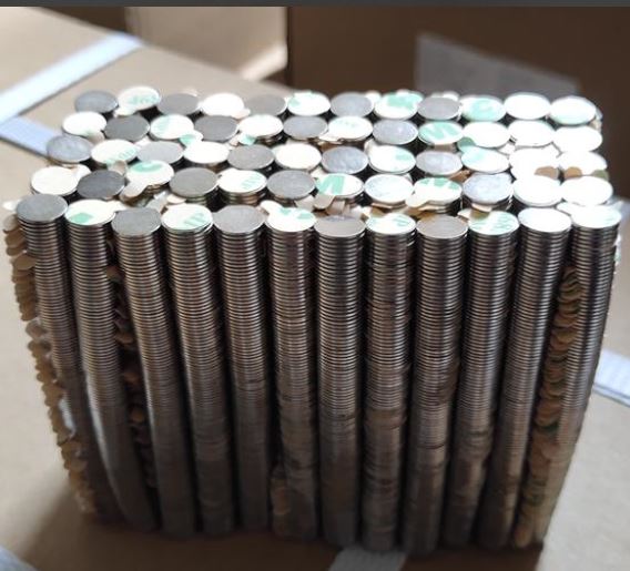 100ea 3M Adhesive Disc Magnets