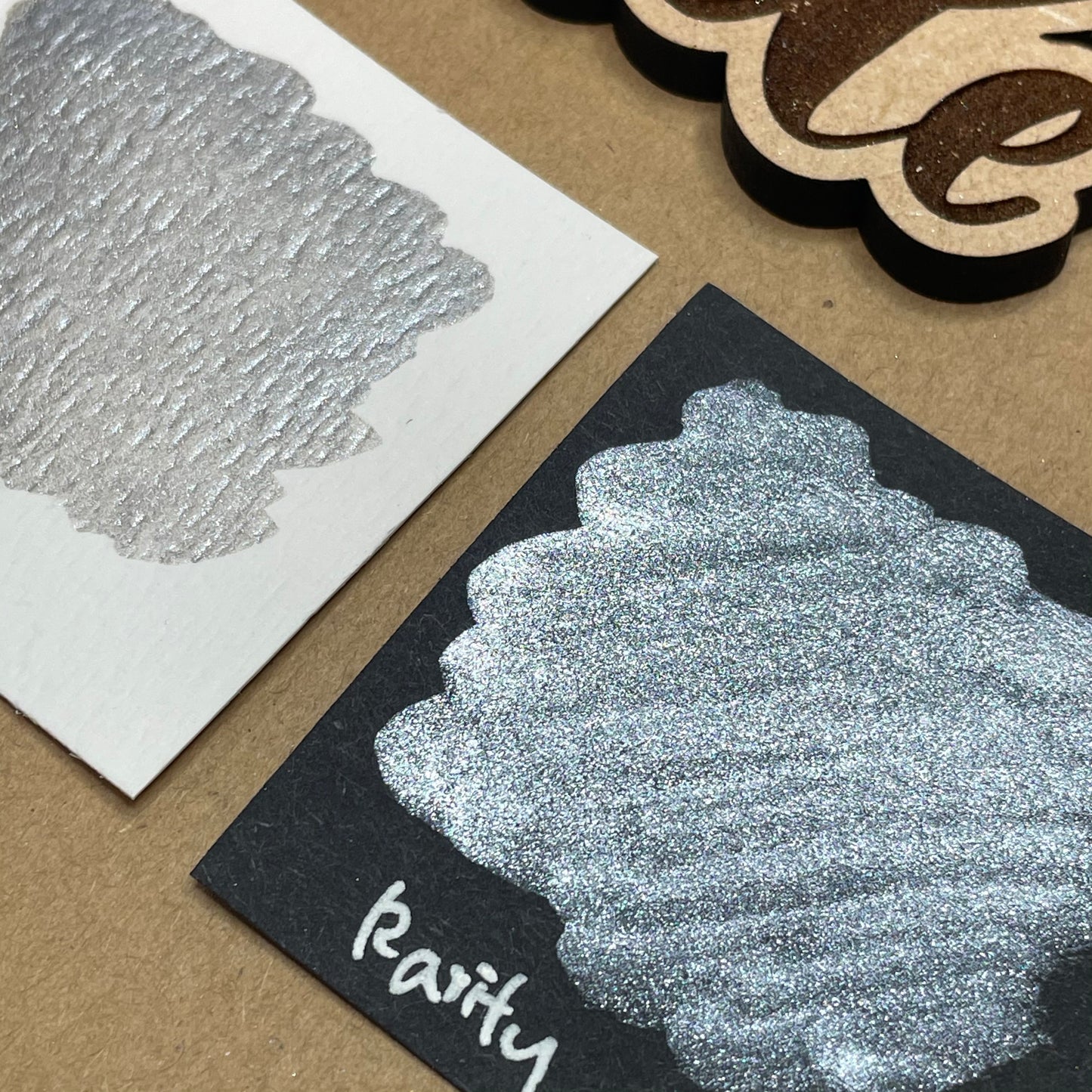 Last Chance! Unicorn Dot Card Tester Sampler Watercolor Shimmer Glittery Paints