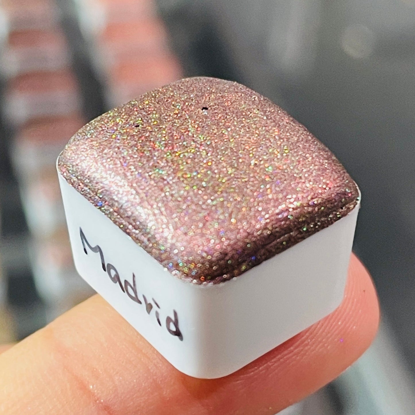 Limited Madrid Half Renaissance series Handmade Colored Hologram Sparkle Watercolor Paint