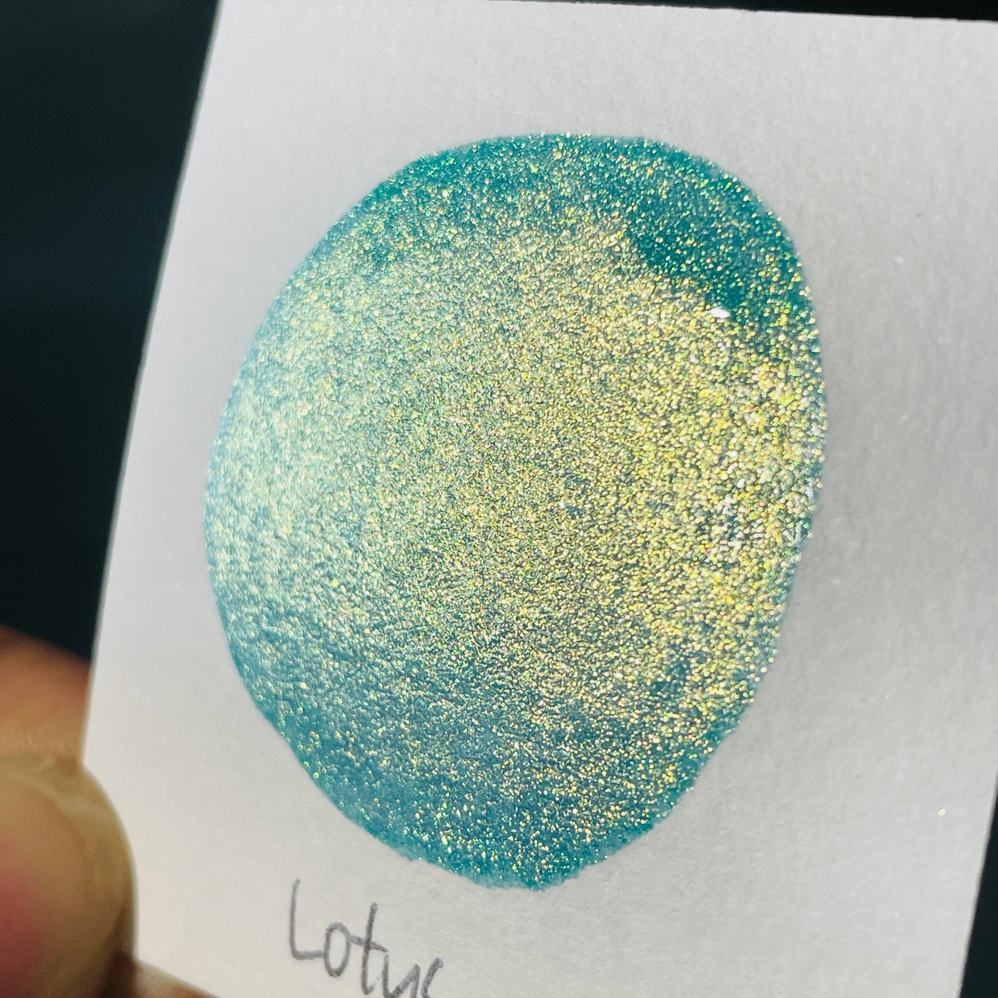 Lotus Flower Field Series Handmade Shimmer Mica Glitter Watercolor Paints