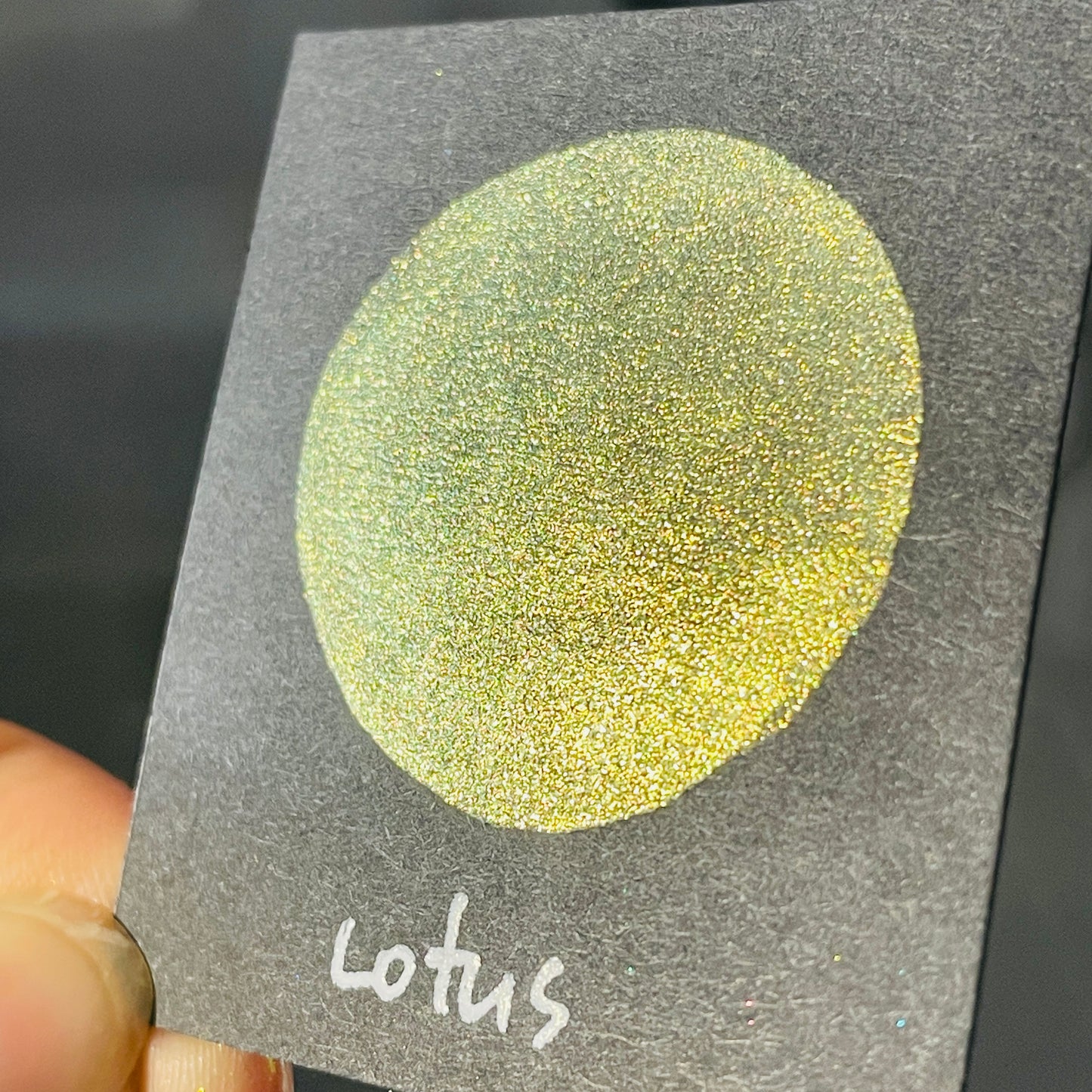 Lotus Flower Field Series Handmade Shimmer Mica Glitter Watercolor Paints
