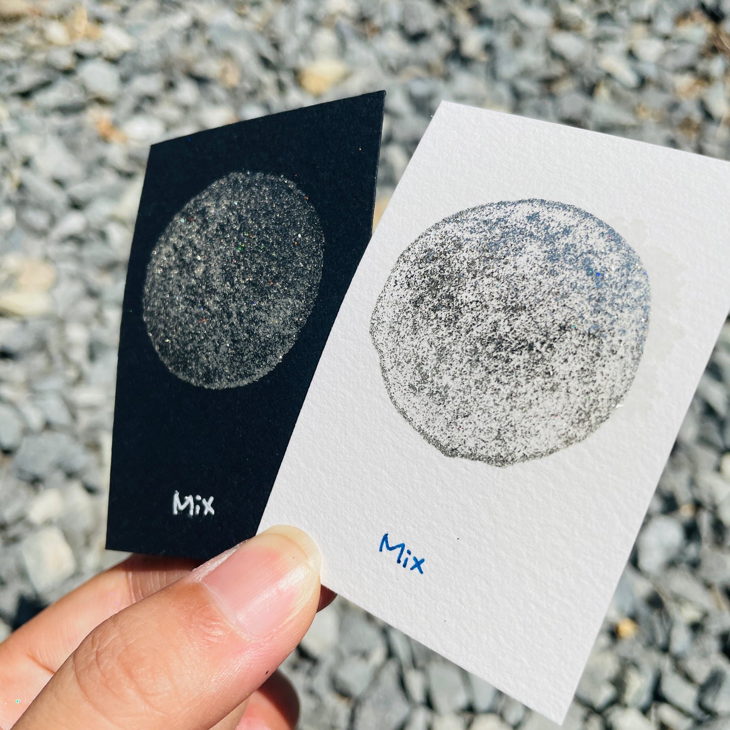 Mix Diamond Sparkle glitter Handmade watercolor paints