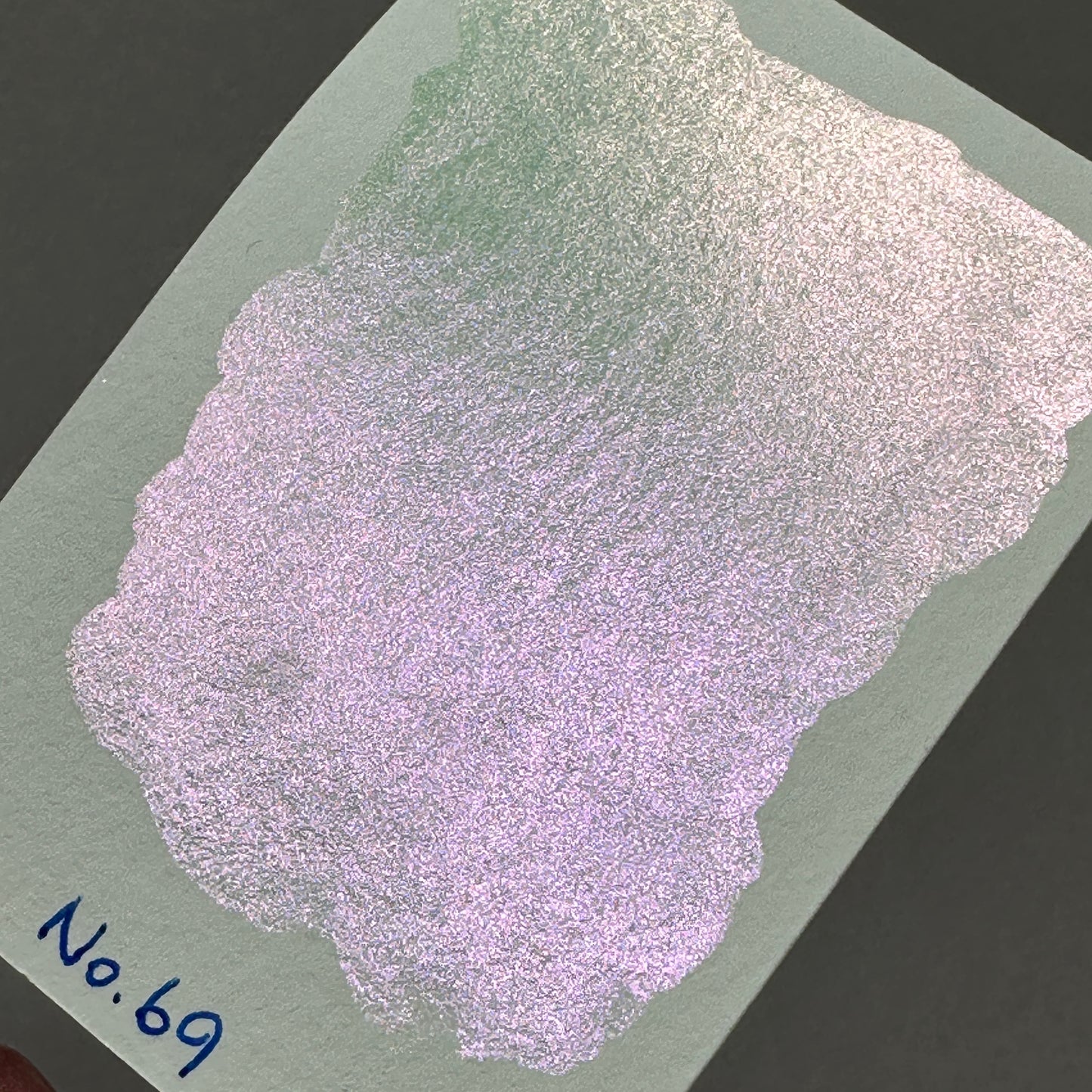 No. 69 Fairy colorshift watercolor paint half pan