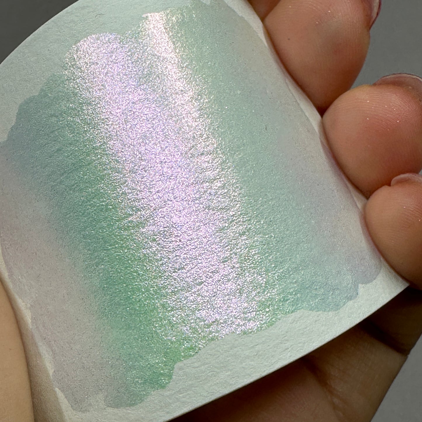 No. 69 Fairy colorshift watercolor paint half pan