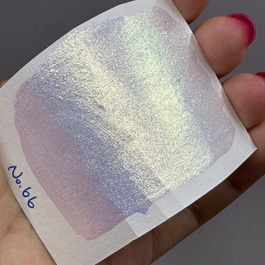 No. 66 Fairy colorshift watercolor paint half pan