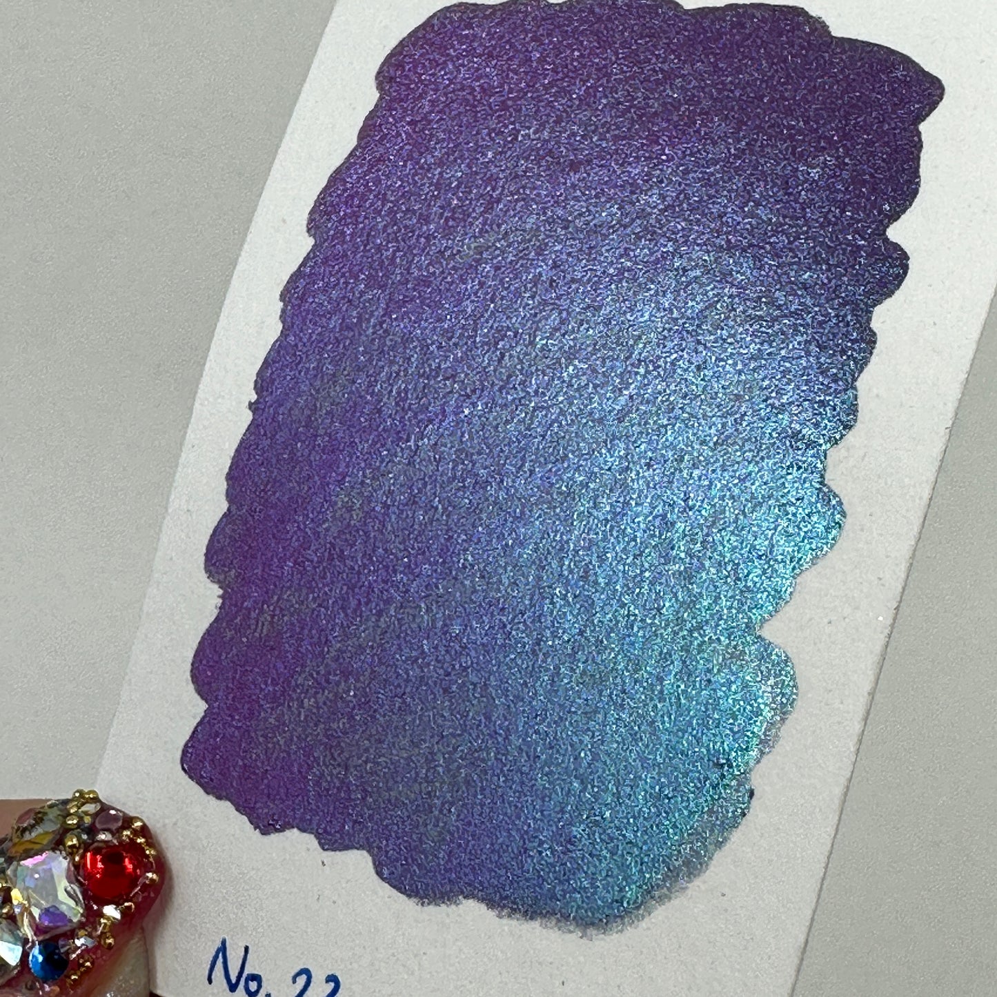 No. 23 Pearl color shift watercolor paint Half/Quarter/Mini