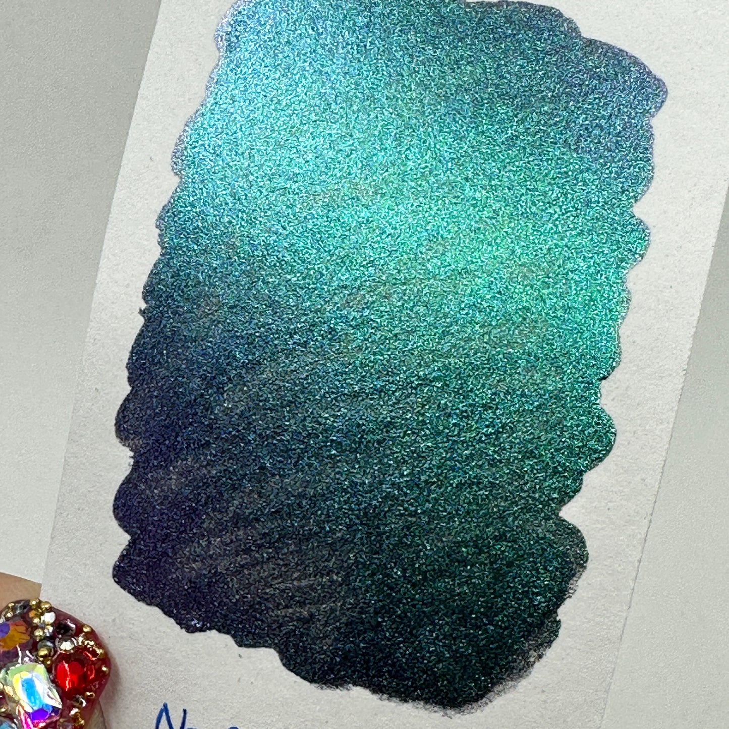 No. 23 Pearl color shift watercolor paint Half/Quarter/Mini