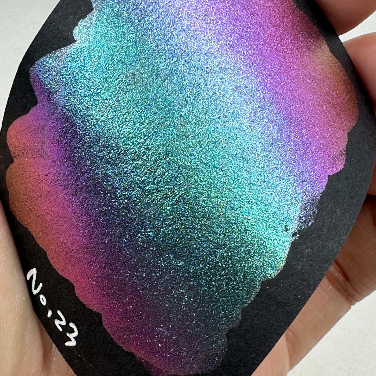 No. 23 Pearl color shift watercolor paint Half/Quarter/Mini