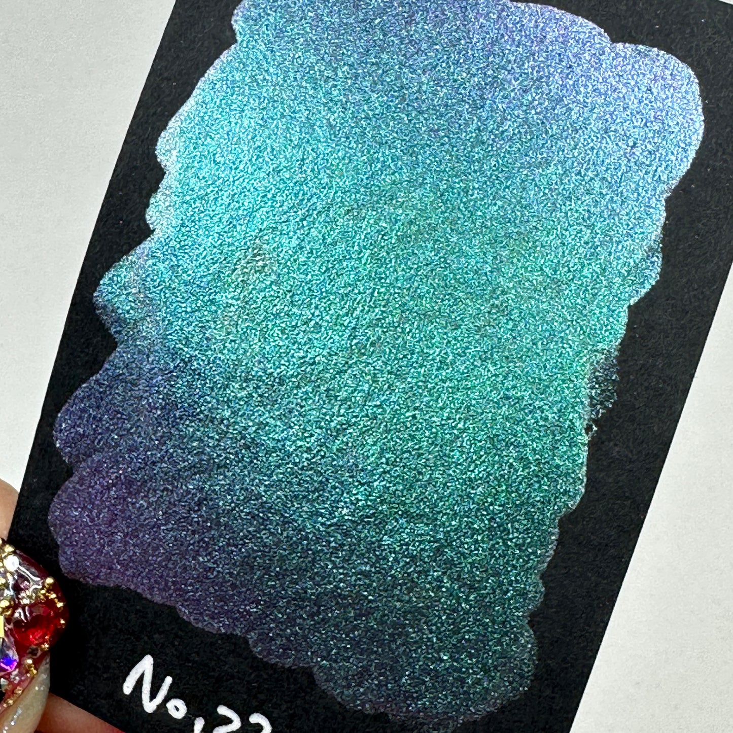 No. 23 Pearl color shift watercolor paint Half/Quarter/Mini