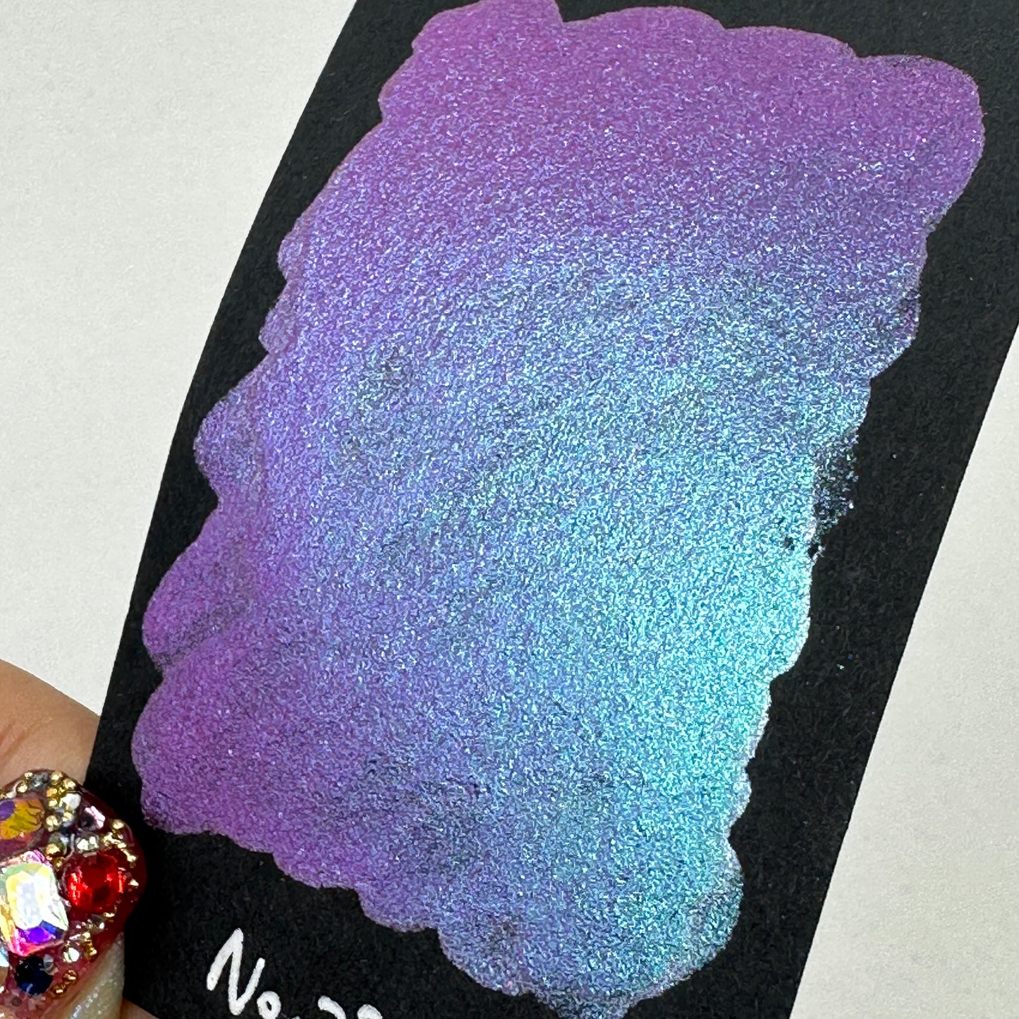 No. 23 Pearl color shift watercolor paint Half/Quarter/Mini