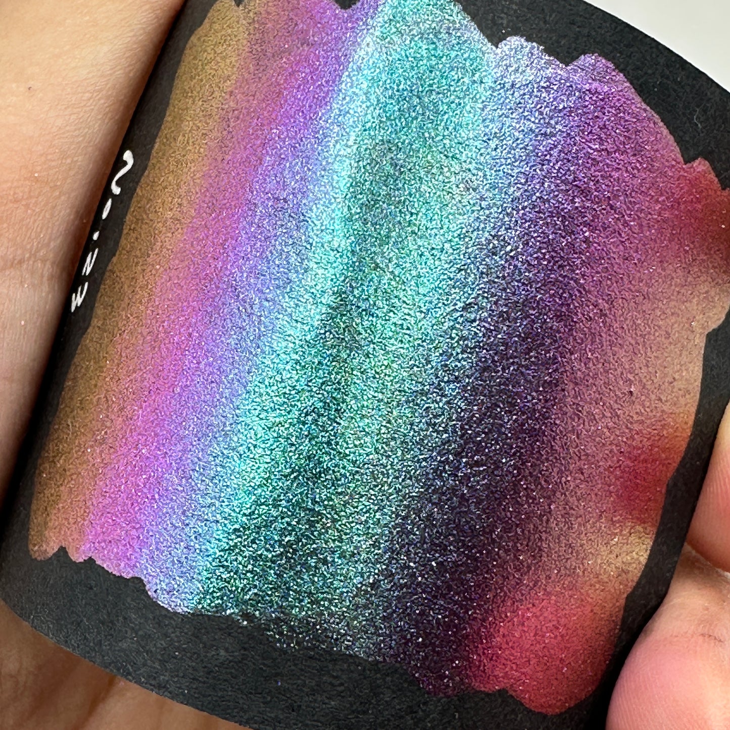 No. 23 Pearl color shift watercolor paint Half/Quarter/Mini