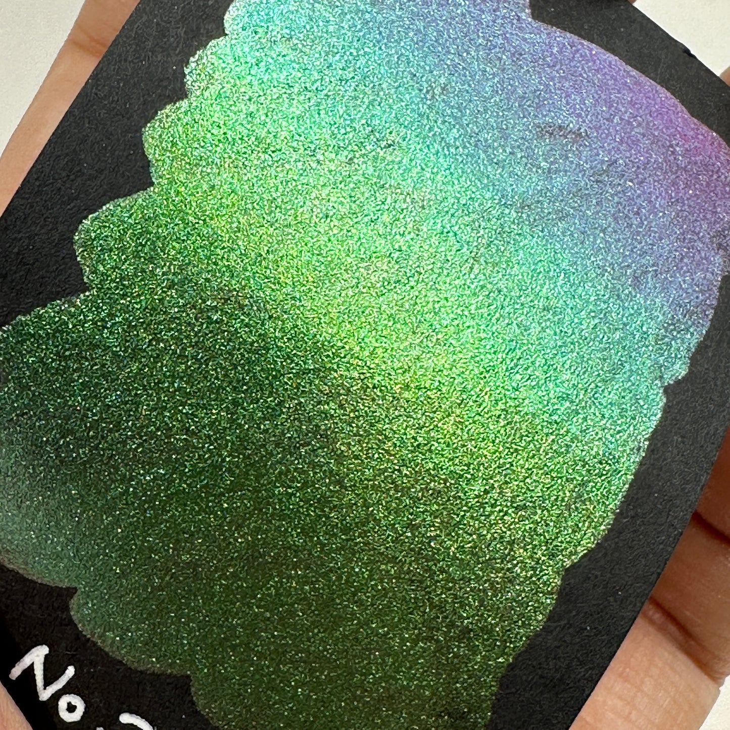 No. 24 Pearl color shift watercolor paint Half/Quarter/Mini