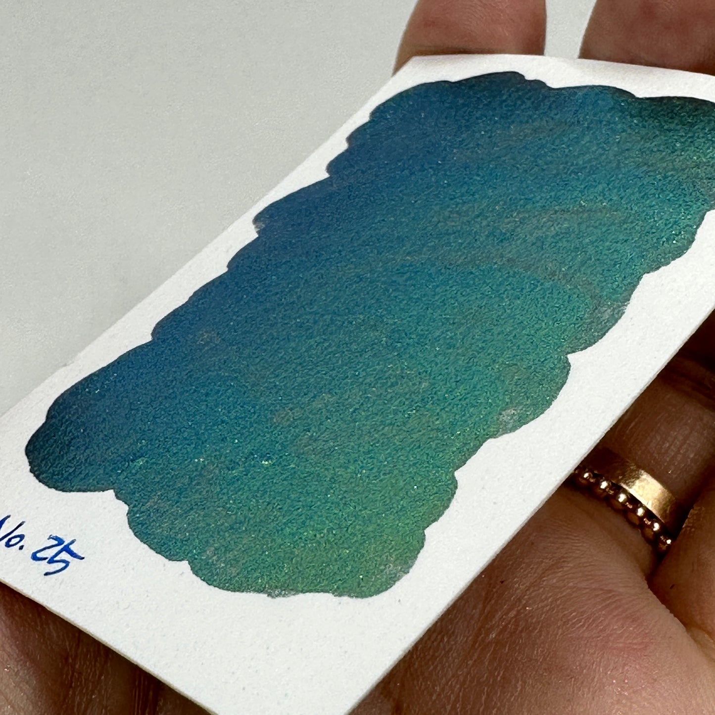 No. 25 Pearl color shift watercolor paint Half/Quarter/Mini
