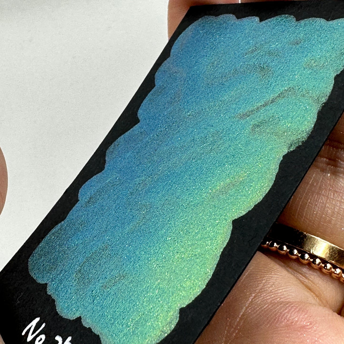 No. 25 Pearl color shift watercolor paint Half/Quarter/Mini
