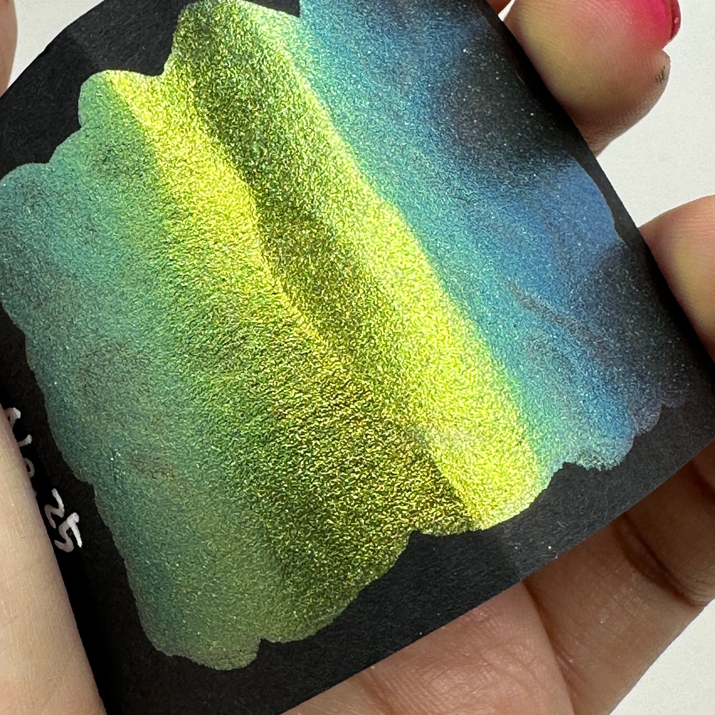 No. 25 Pearl color shift watercolor paint Half/Quarter/Mini