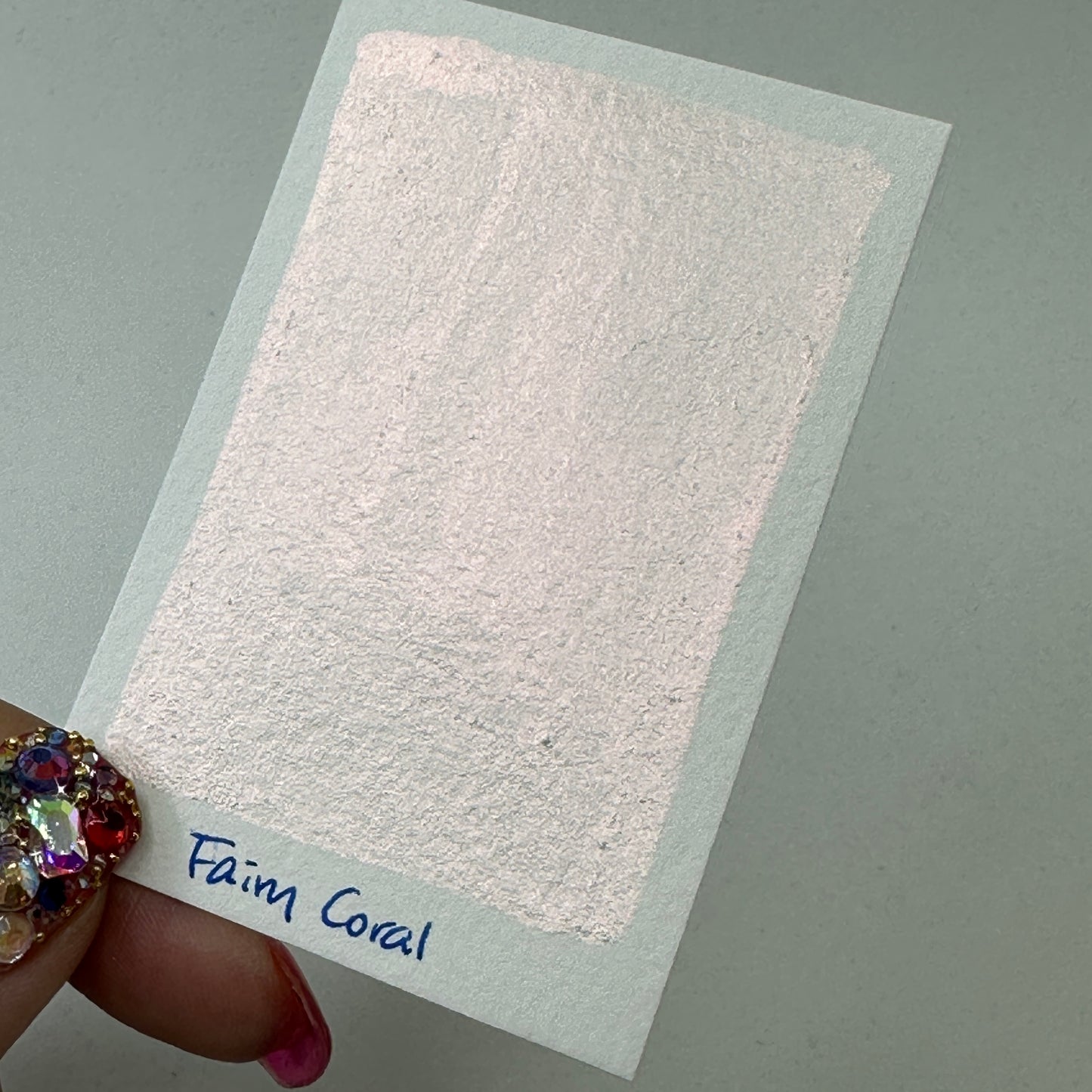 Fairy Coral watercolor paints half pan