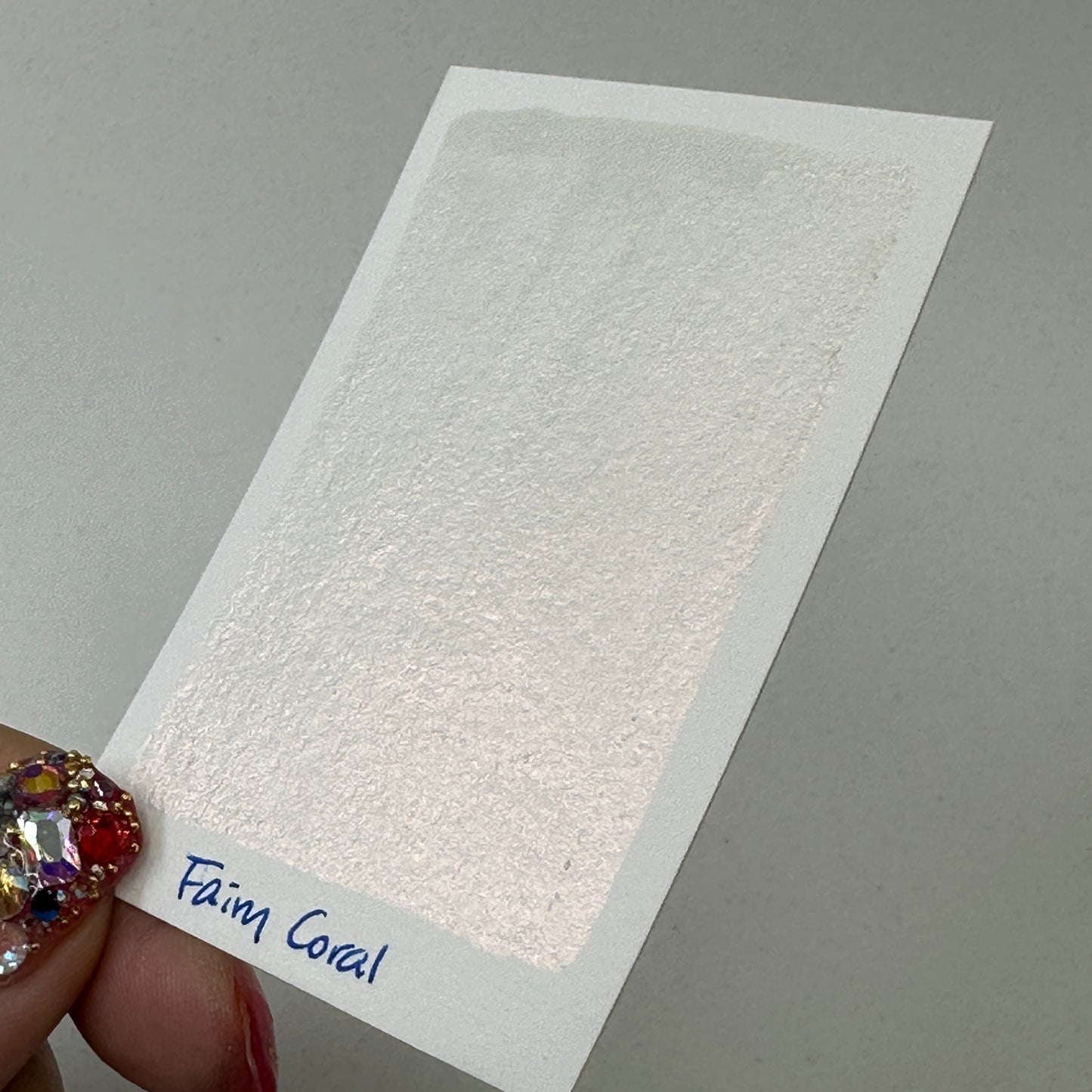 Fairy Coral watercolor paints half pan