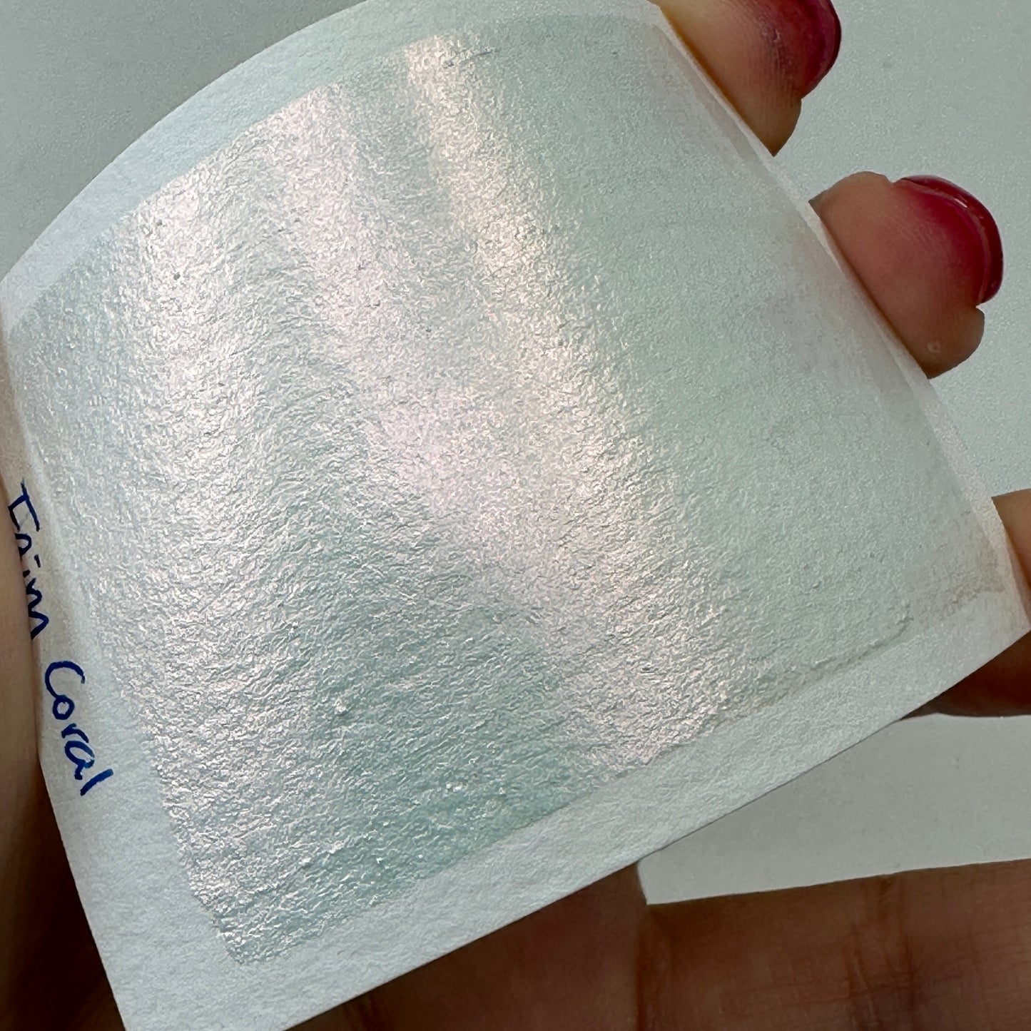 Fairy Coral watercolor paints half pan