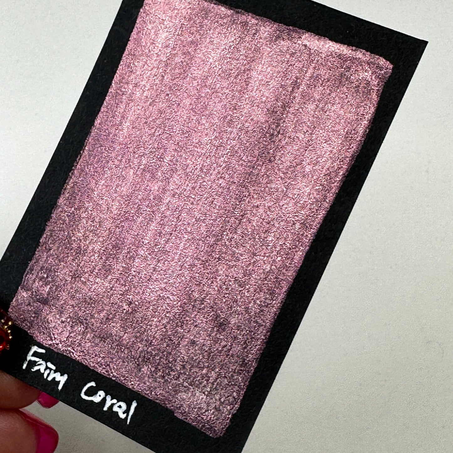 Fairy Coral watercolor paints half pan