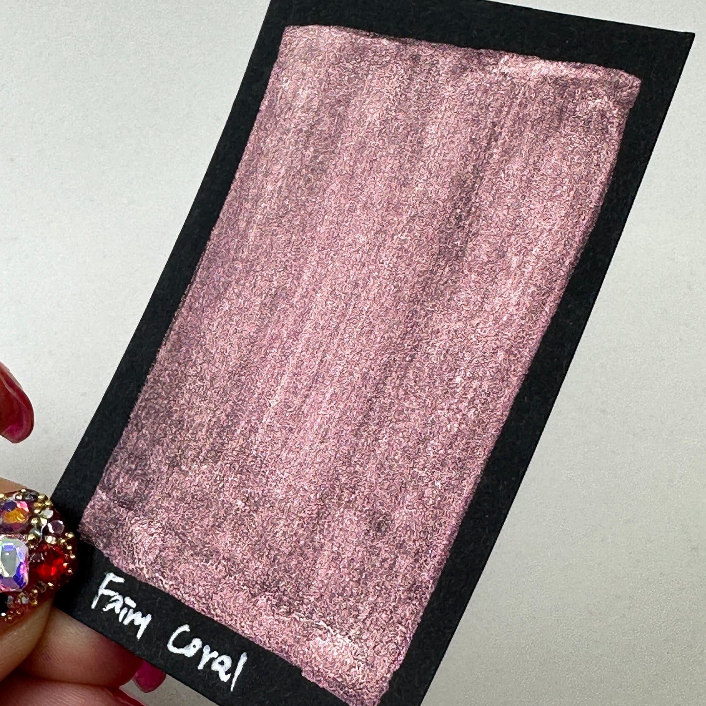 Fairy Coral watercolor paints half pan