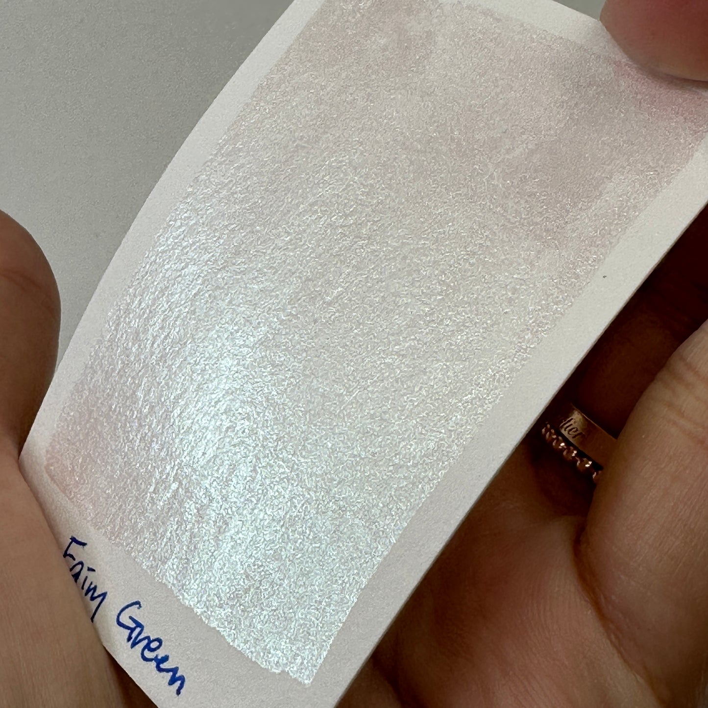 Fairy Green watercolor paints half pan