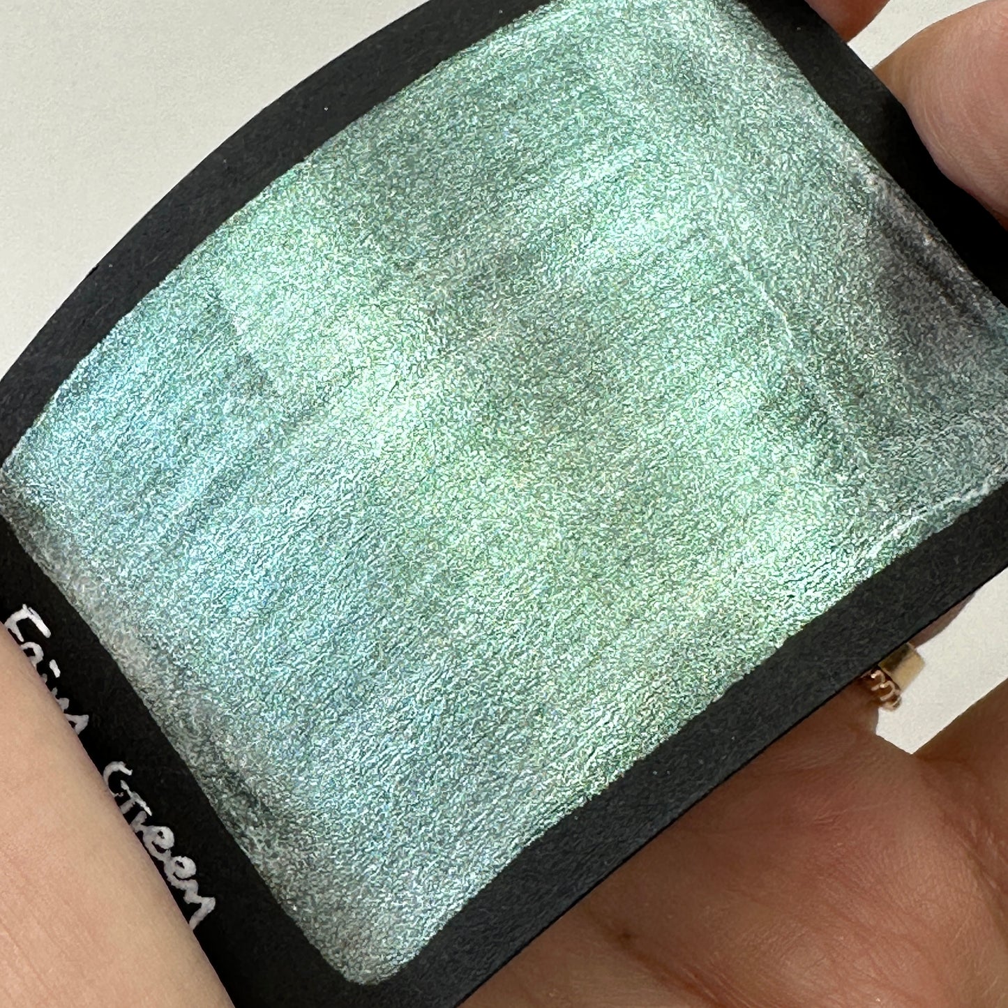 Fairy Green watercolor paints half pan