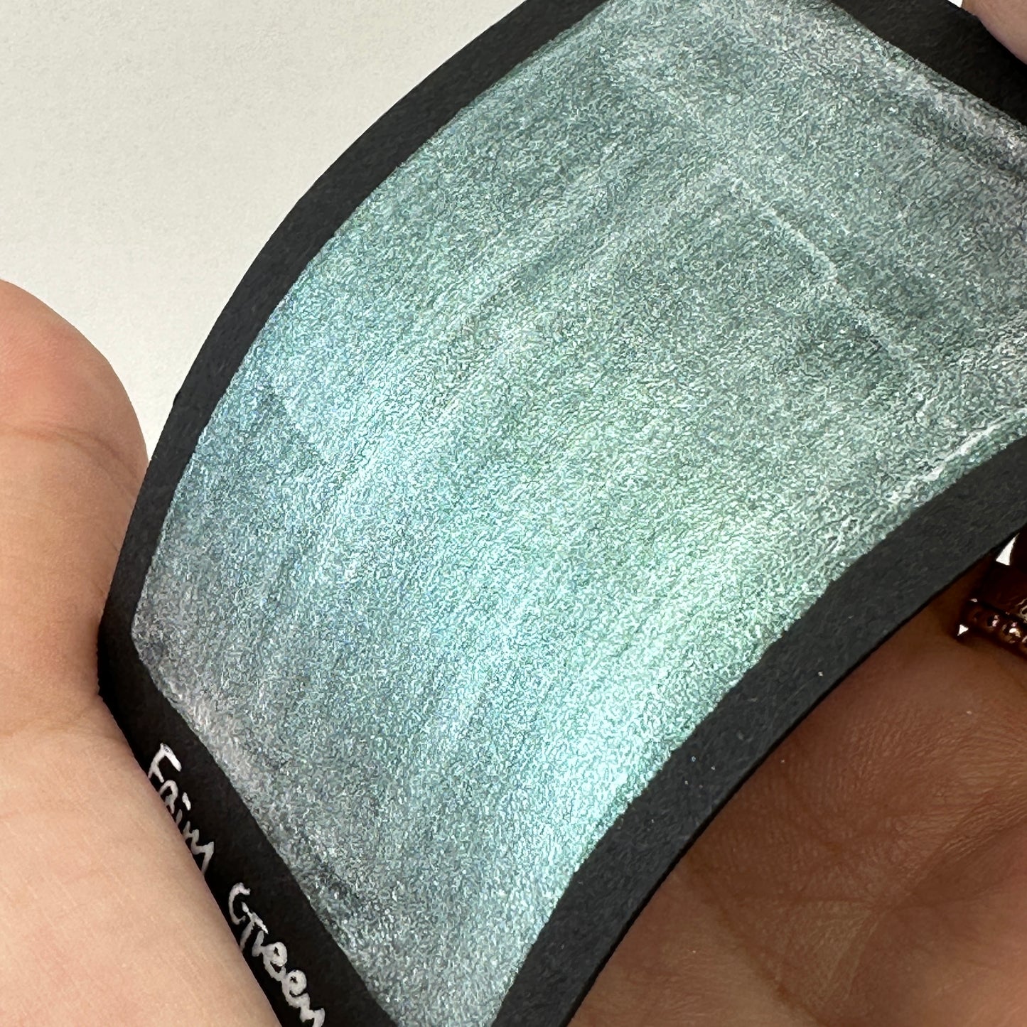 Fairy Green watercolor paints half pan