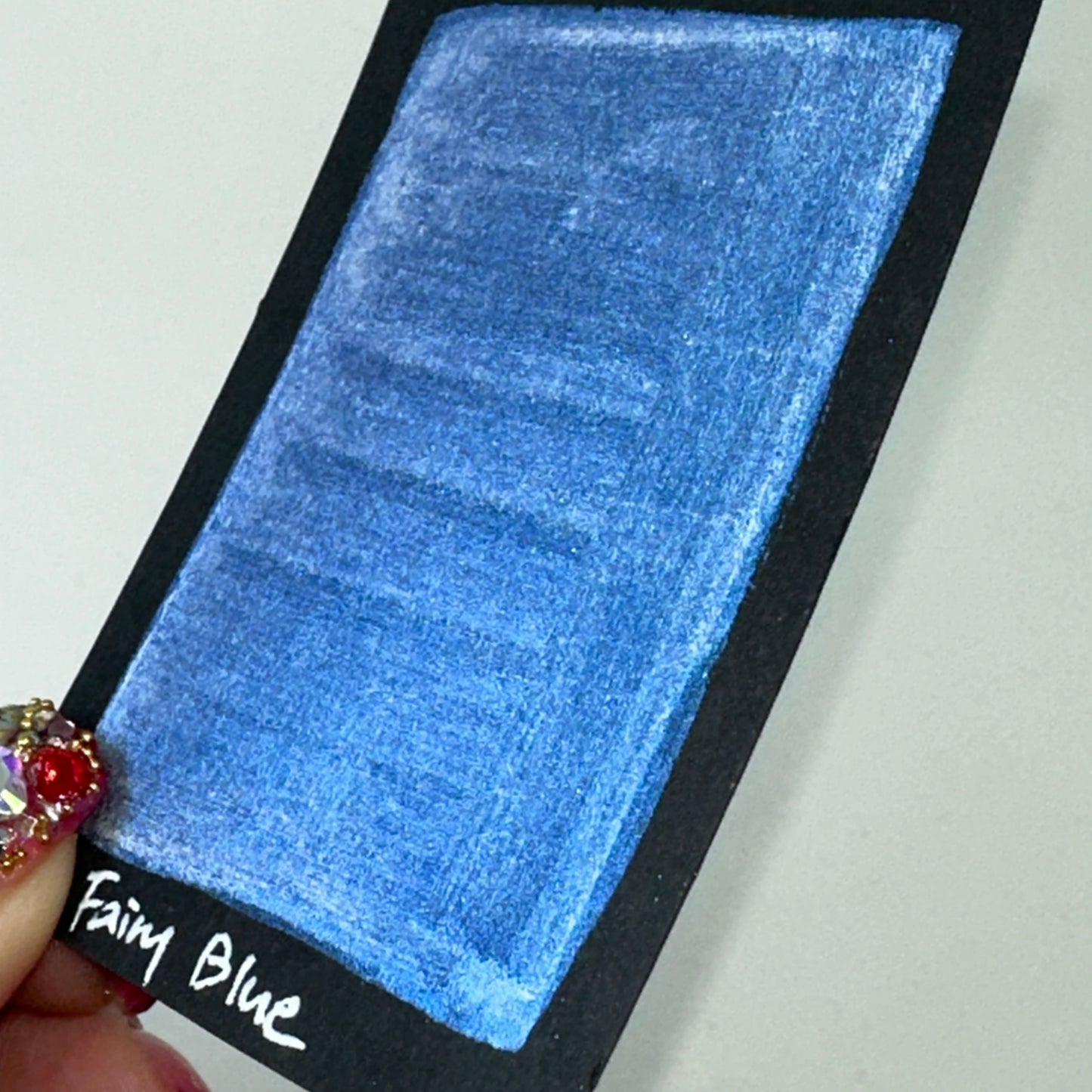 Fairy Blue watercolor paints half pan