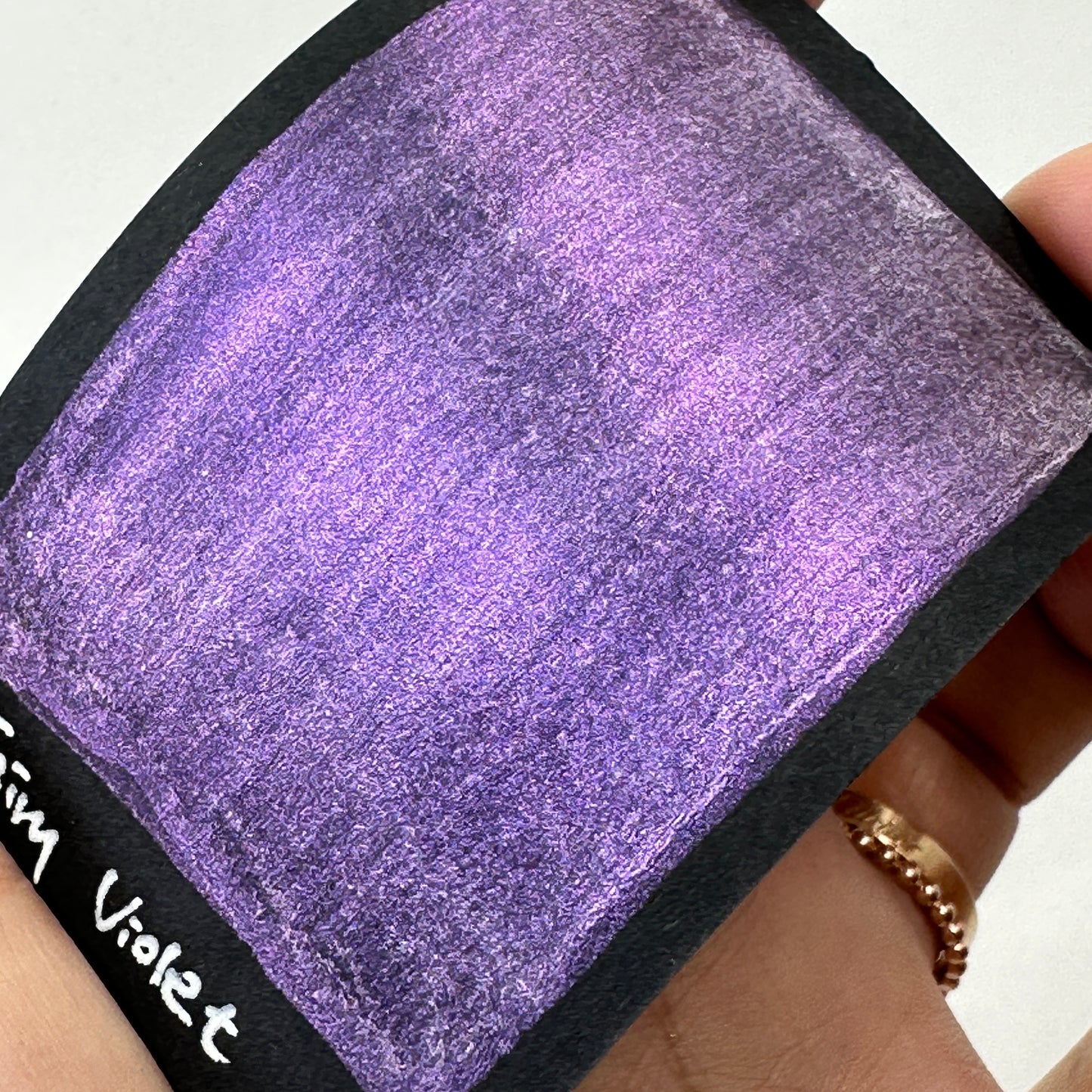 5 Color fairy set for Handmade Shimmer Metallic watercolor paints half pans in Tin case