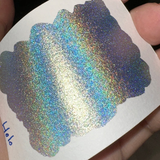 Limited The Holo Handmade watercolor paints holographic Half/Quarter/mini pan