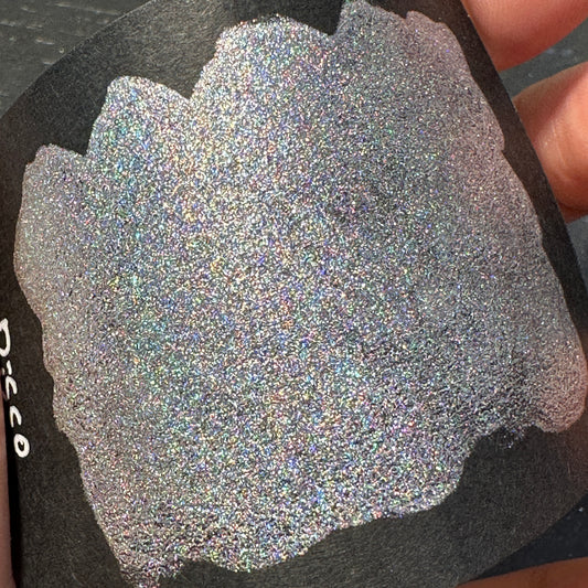 Limited Disco Holo Watercolor paint Half/Quarter/Button pan