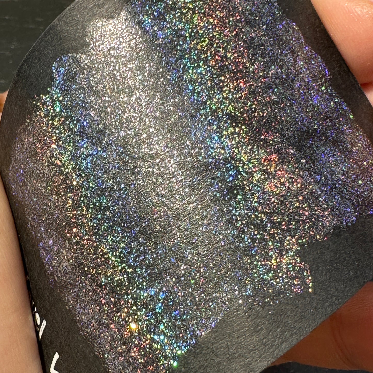 New Hologram Dot Card Tester Sampler Watercolor Shimmer Glittery Paints