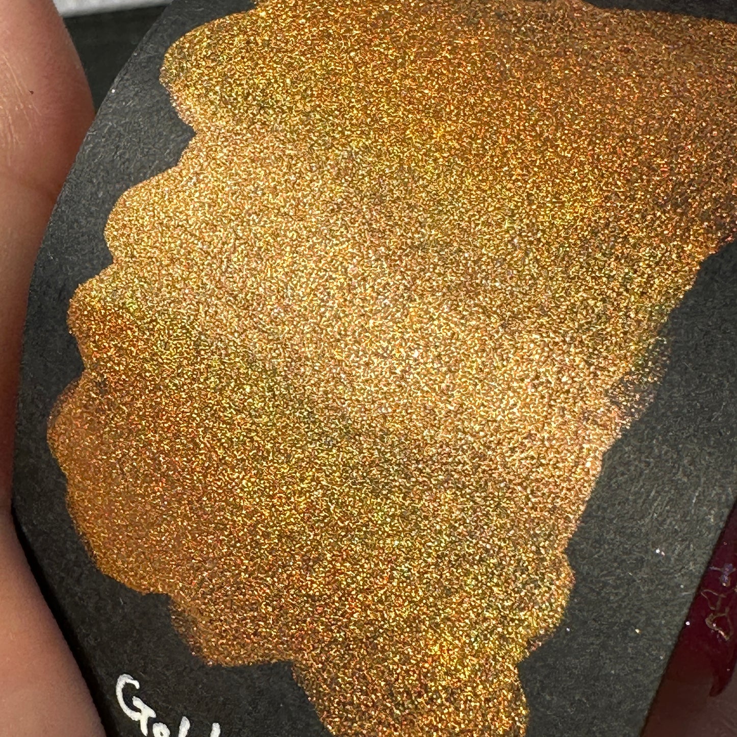 Limited GDHD gold holodust watercolor paint Half/Quarter pan