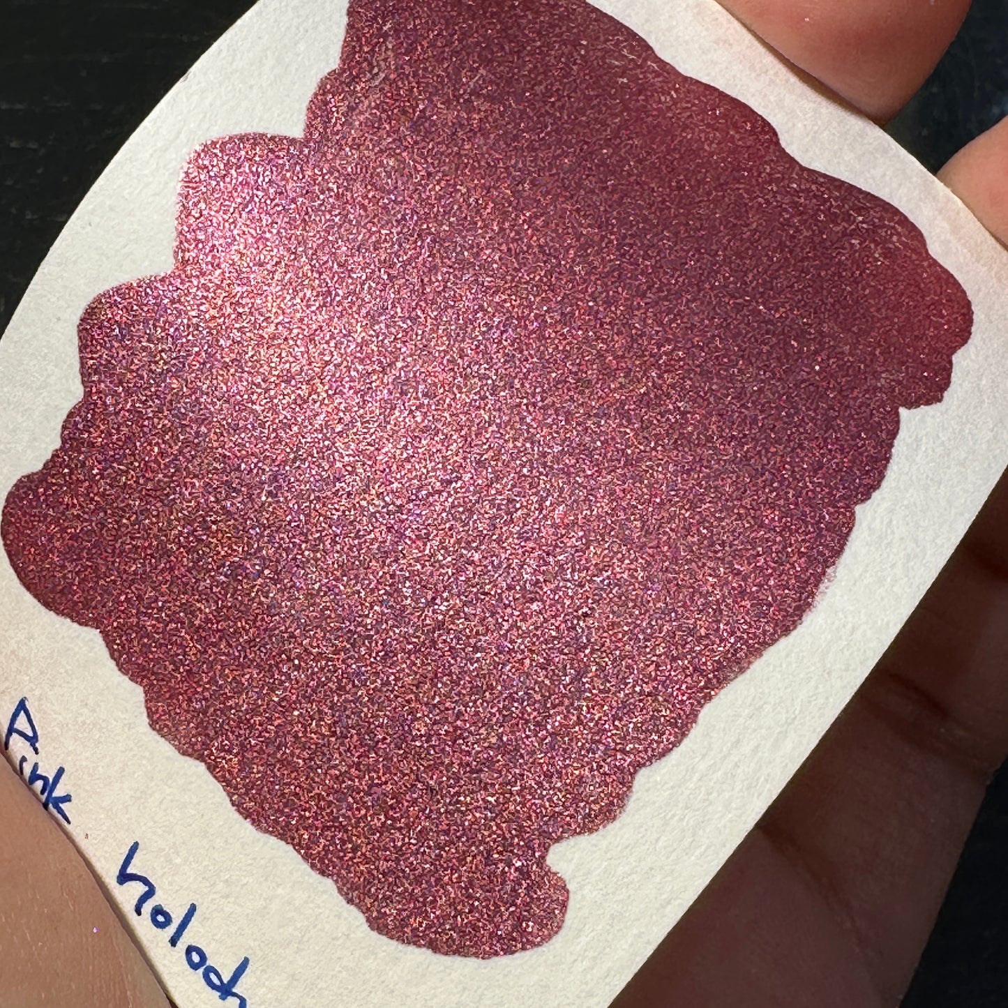 Limited PKHD pink holodust watercolor paint Half/Quarter pan