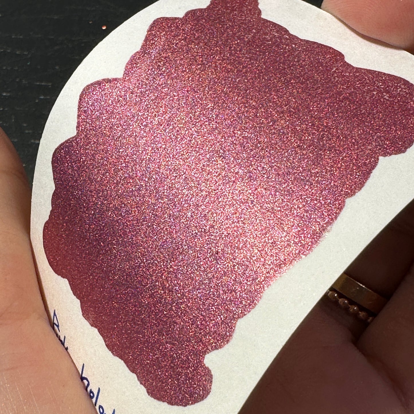 Limited PKHD pink holodust watercolor paint Half/Quarter pan