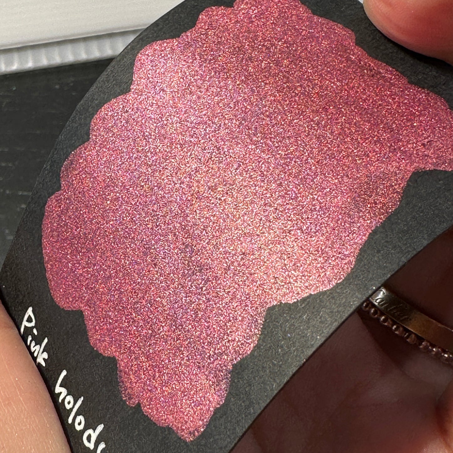 Limited PKHD pink holodust watercolor paint Half/Quarter pan