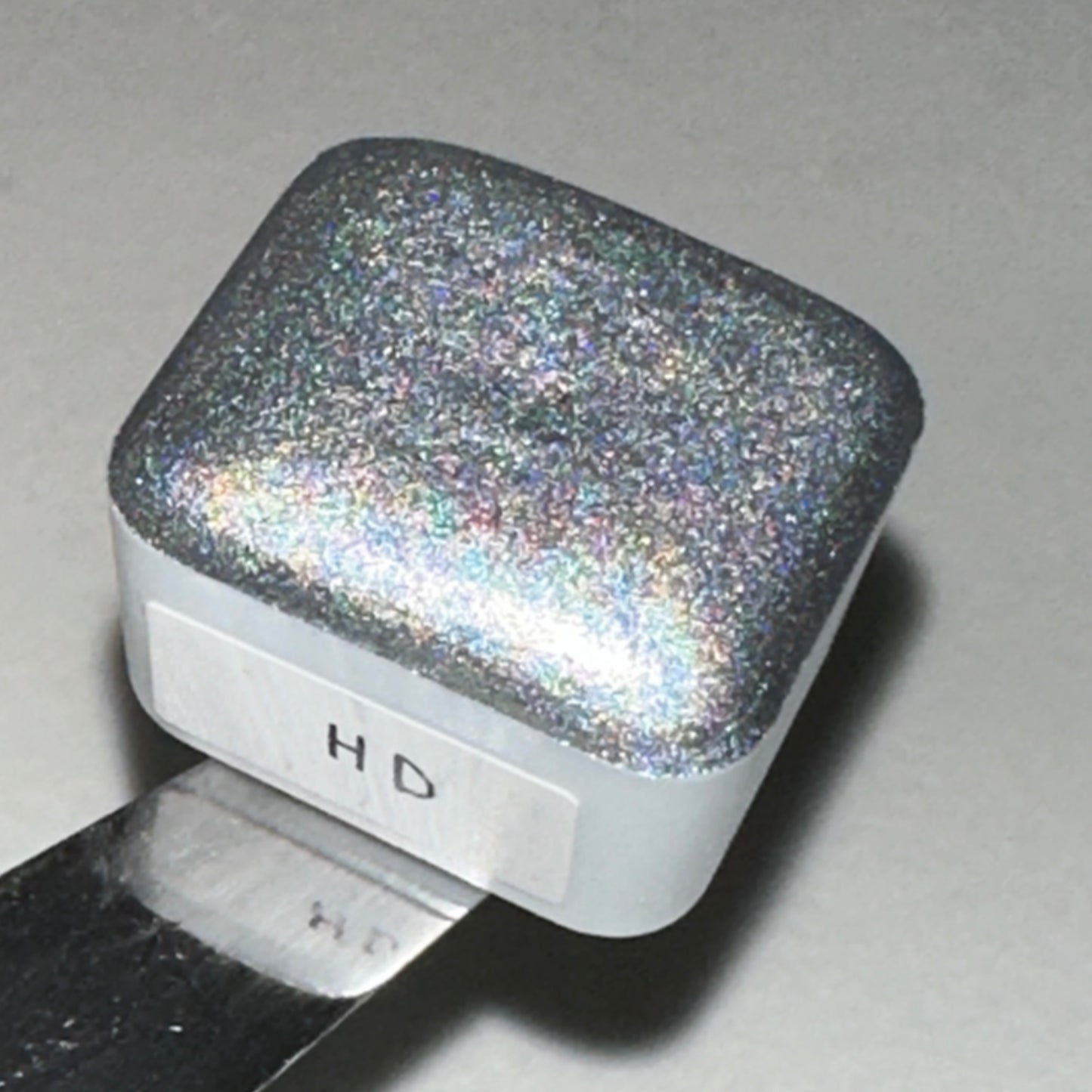 Holodust Handmade Shimmer Metallic watercolor paints holographic Half pan
