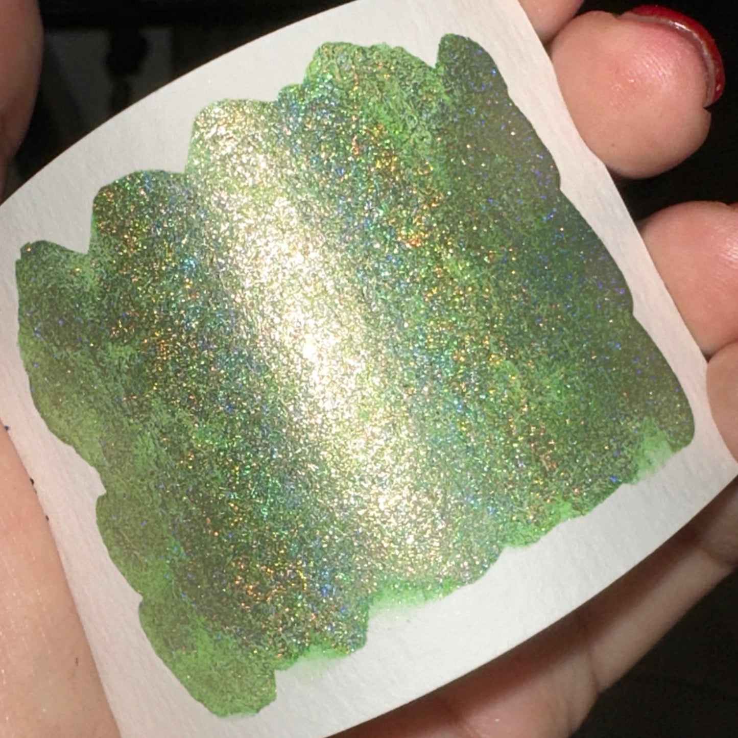 Limited Sevilla Half Renaissance series Handmade Colored Hologram Sparkle Watercolor Paint
