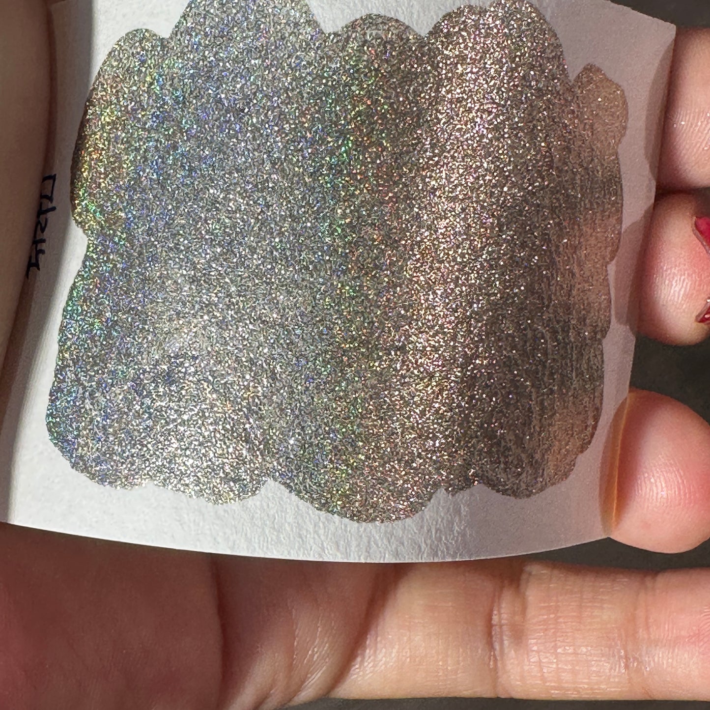 Milan Half Renaissance series Handmade Colored Hologram Sparkle Watercolor Paint