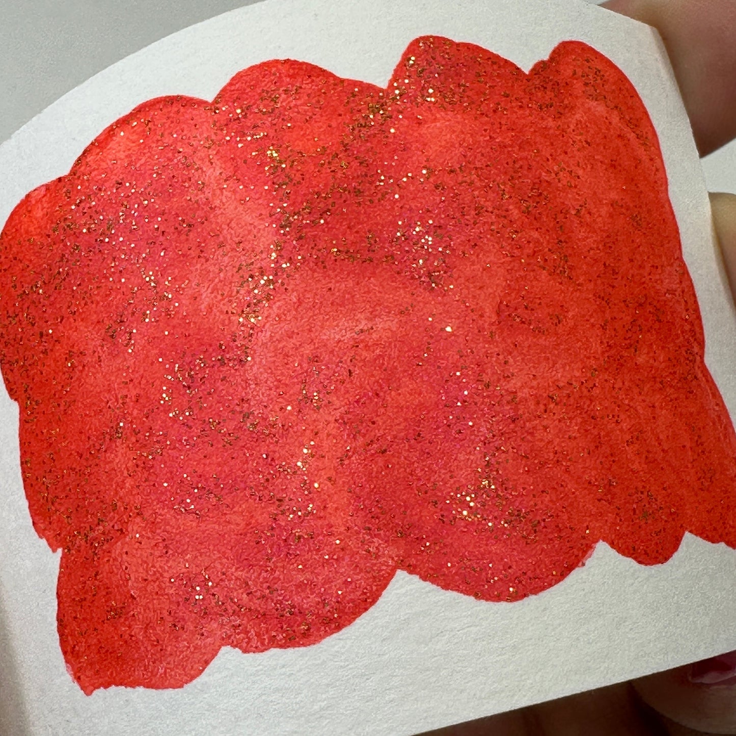 Jack-o-lantern Halloween 2023 Handmade Shimmer Neon Glittery Watercolor Paints by iuilewatercolors