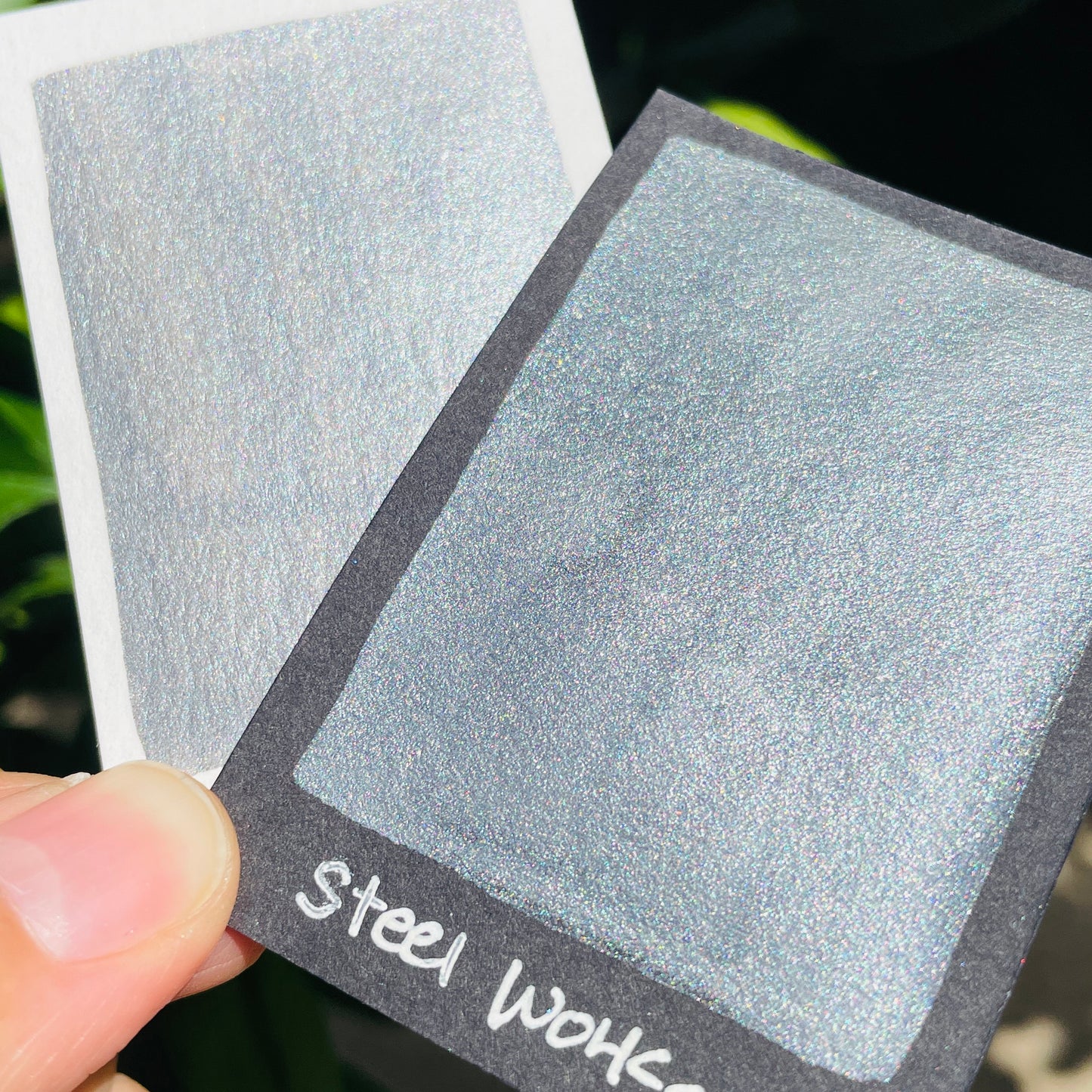Steel Work grey watercolor paints Half pans