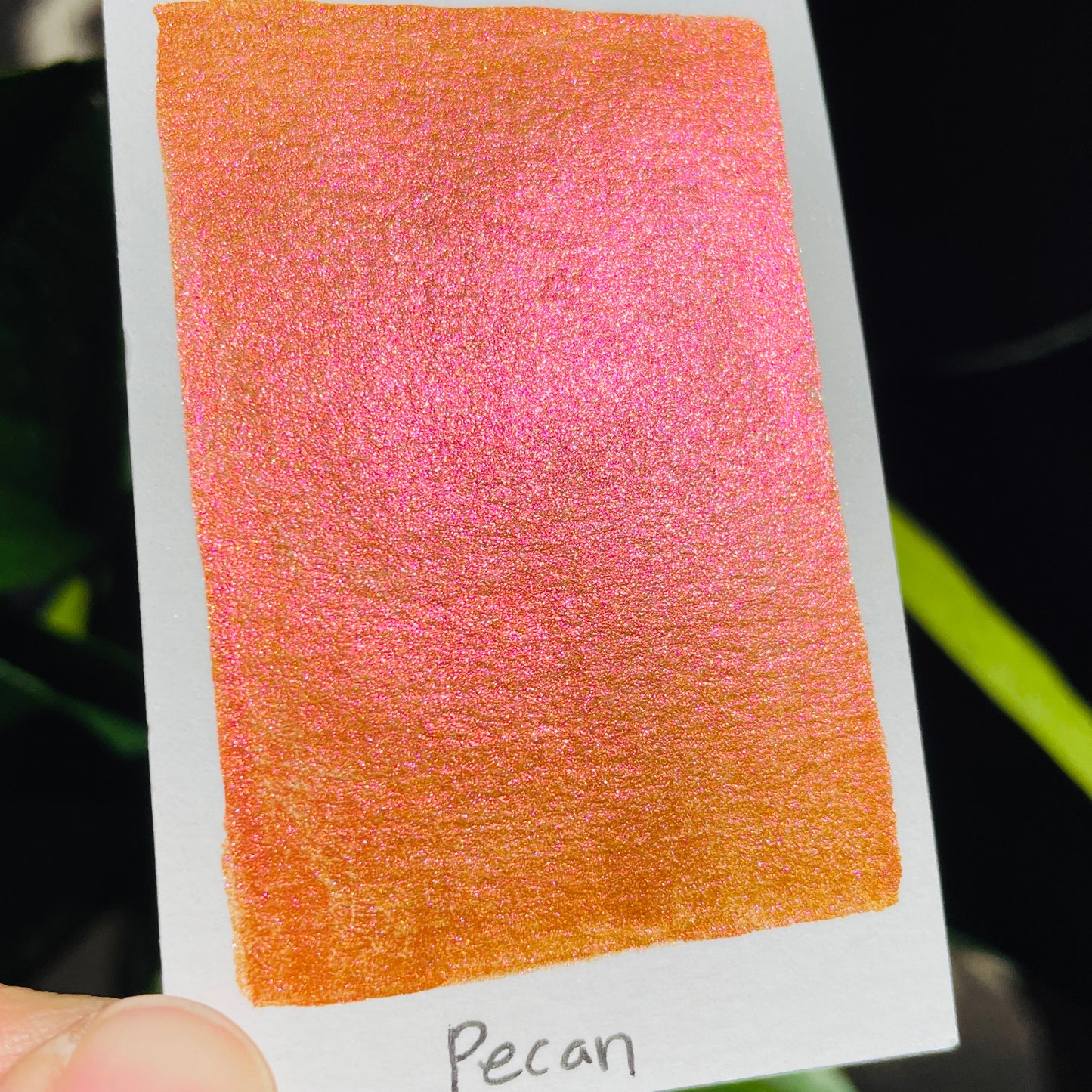 Pecan bronze fell in love handmade shimmer mica watercolor paints Half pans