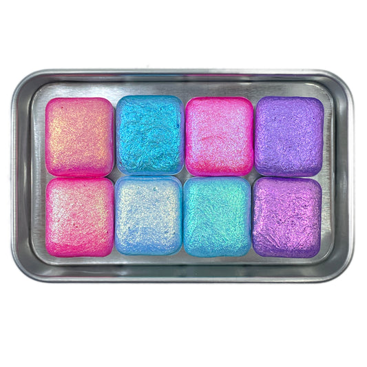 Disney princess Half set Handmade color shift shimmer watercolor paint