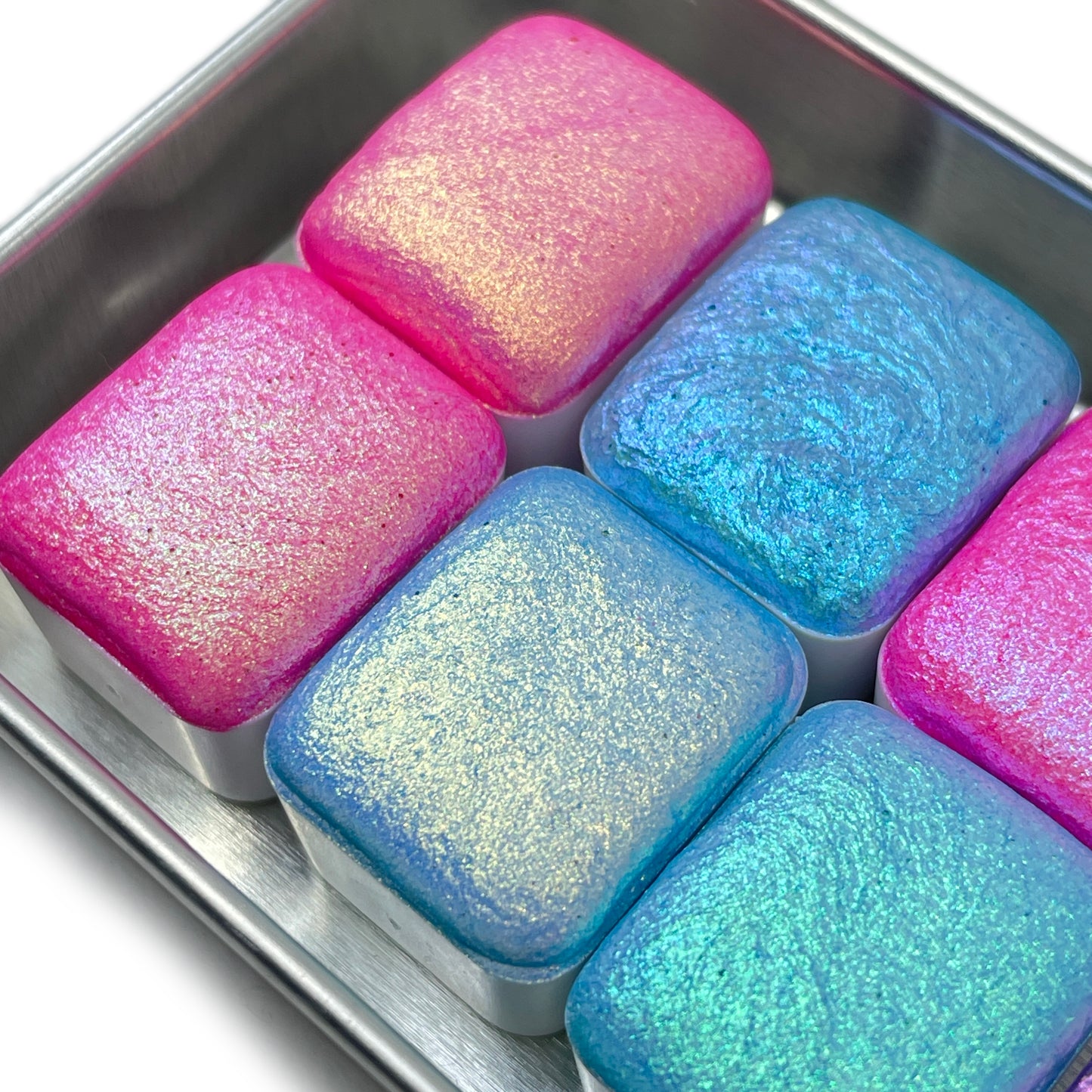 Disney princess Half set Handmade color shift shimmer watercolor paint