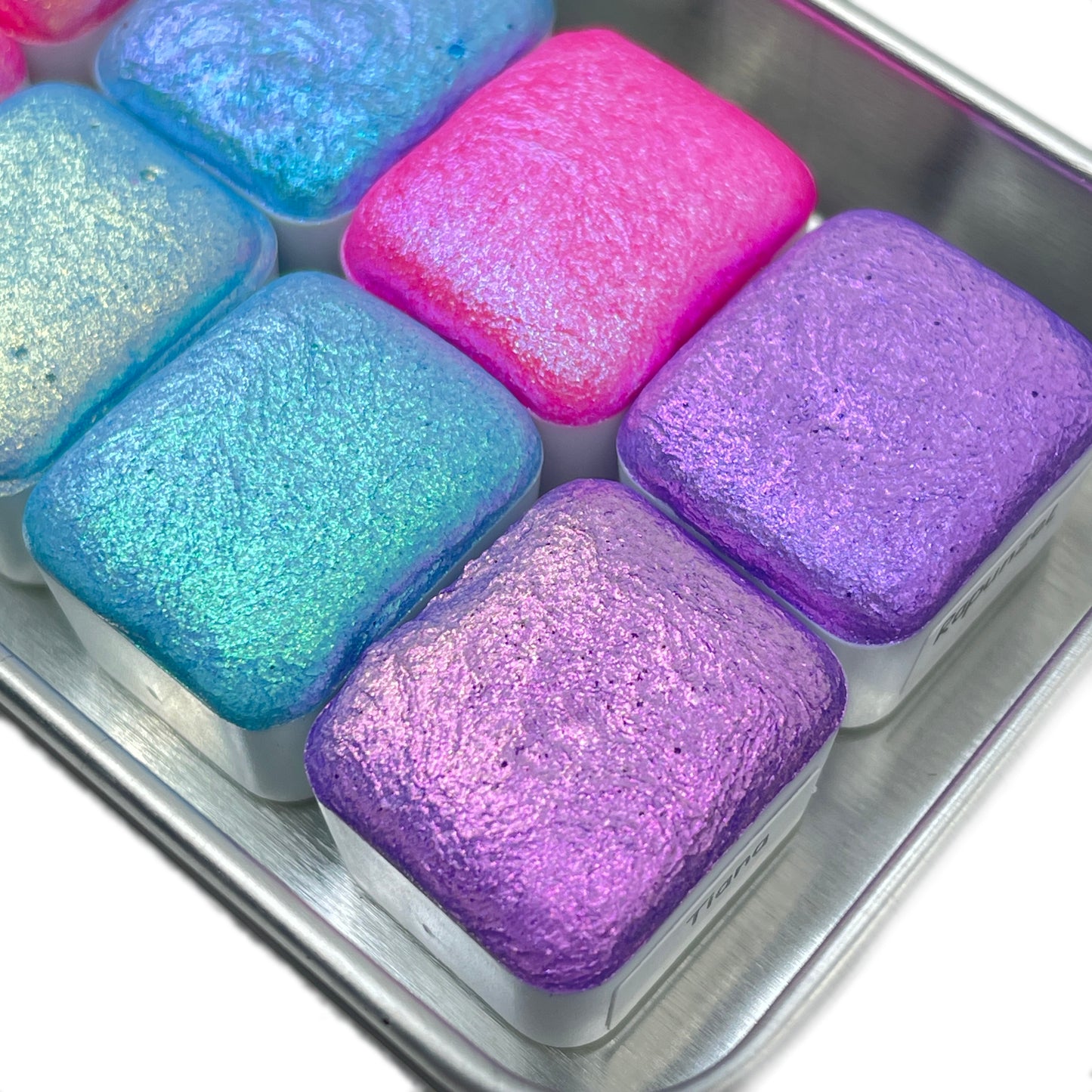 Disney princess Half set Handmade color shift shimmer watercolor paint