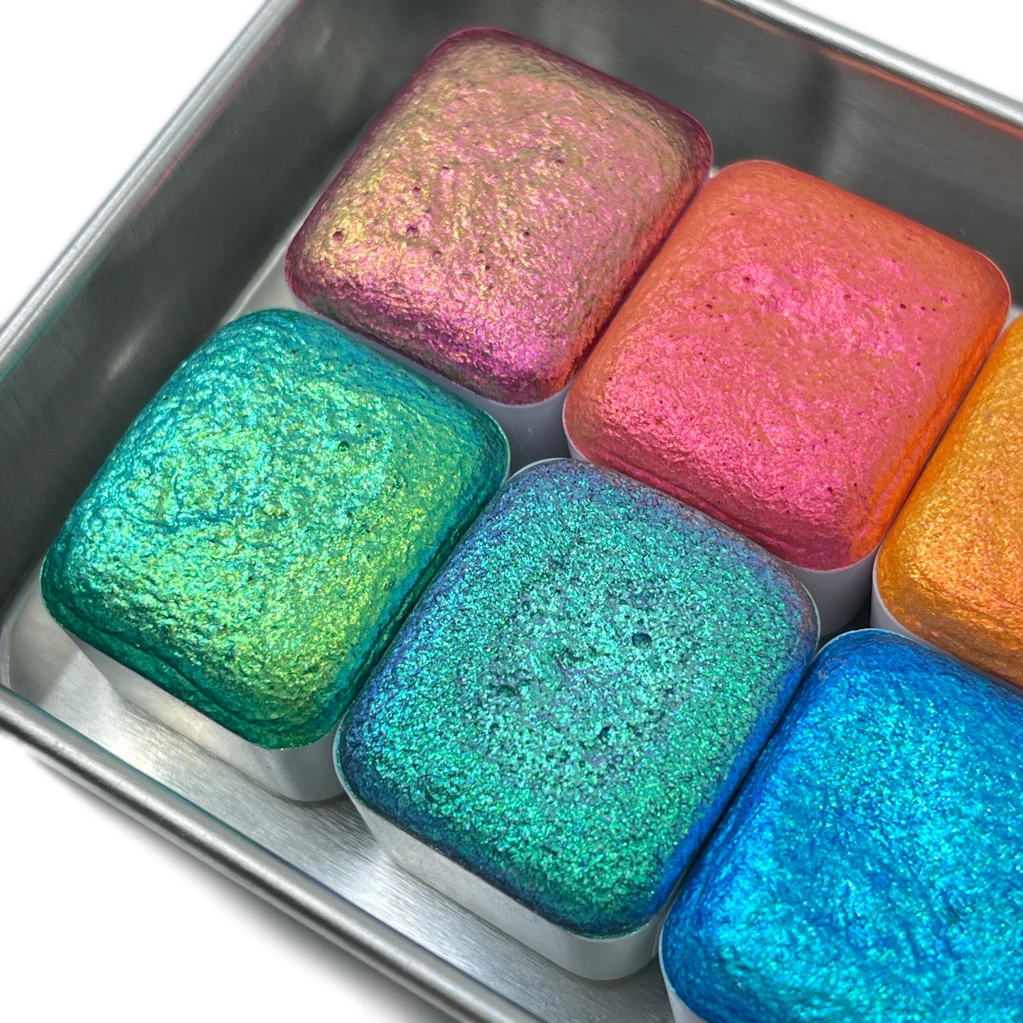 Rainbow CS Half set handmade super color shift watercolor paints