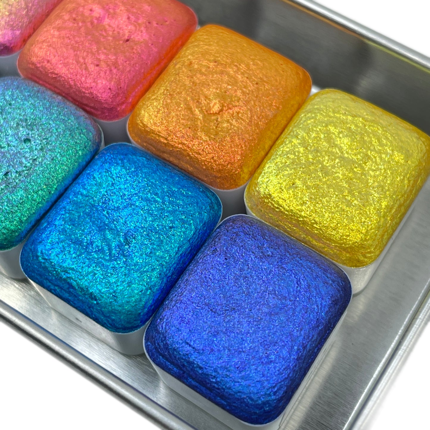 Rainbow CS Half set handmade super color shift watercolor paints