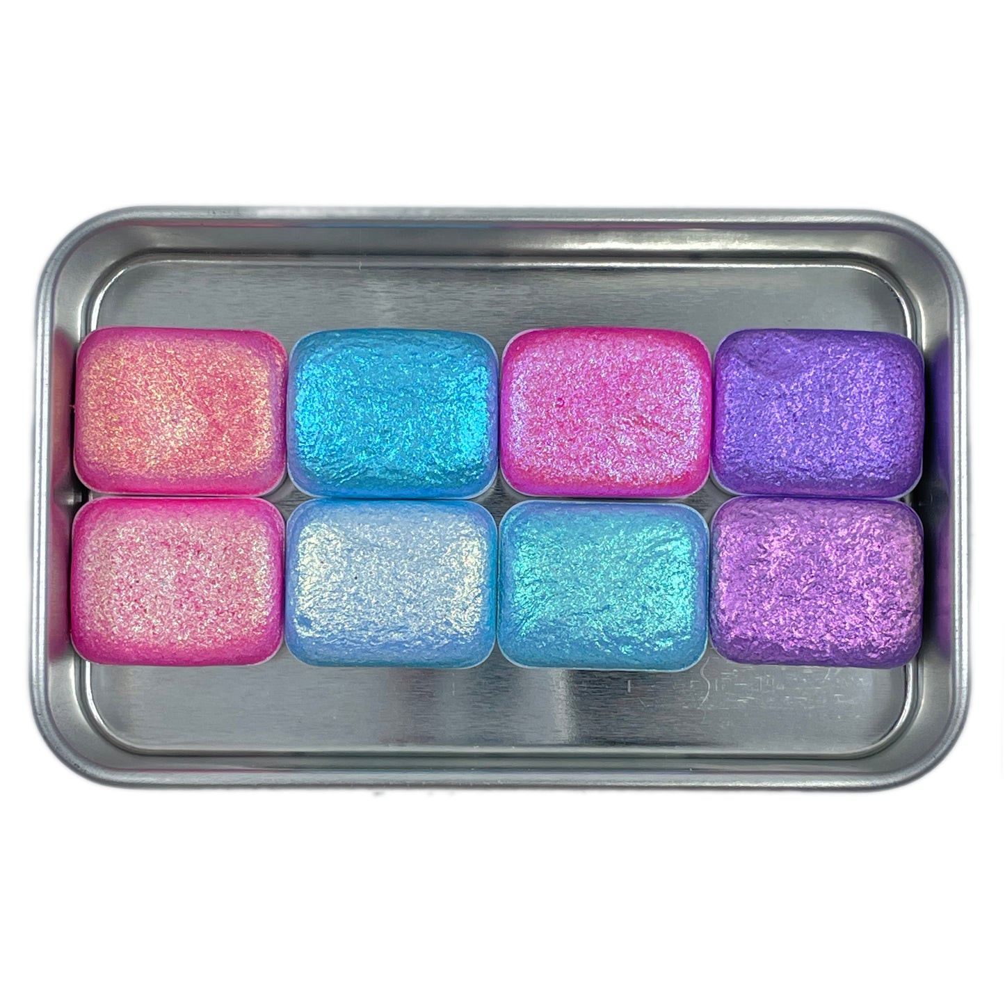 Disney Quarter princess set Handmade color shift shimmer watercolor paint