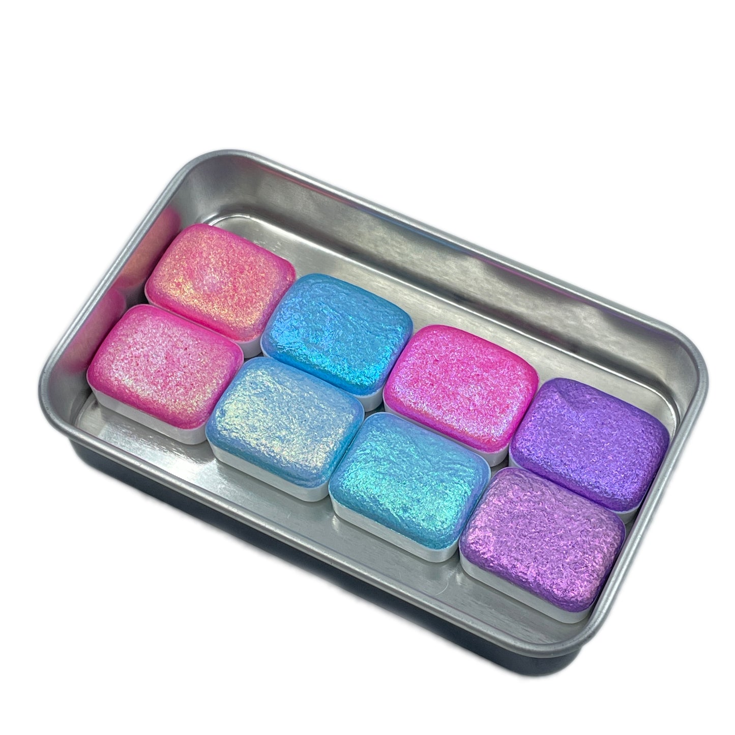 Disney Quarter princess set Handmade color shift shimmer watercolor paint