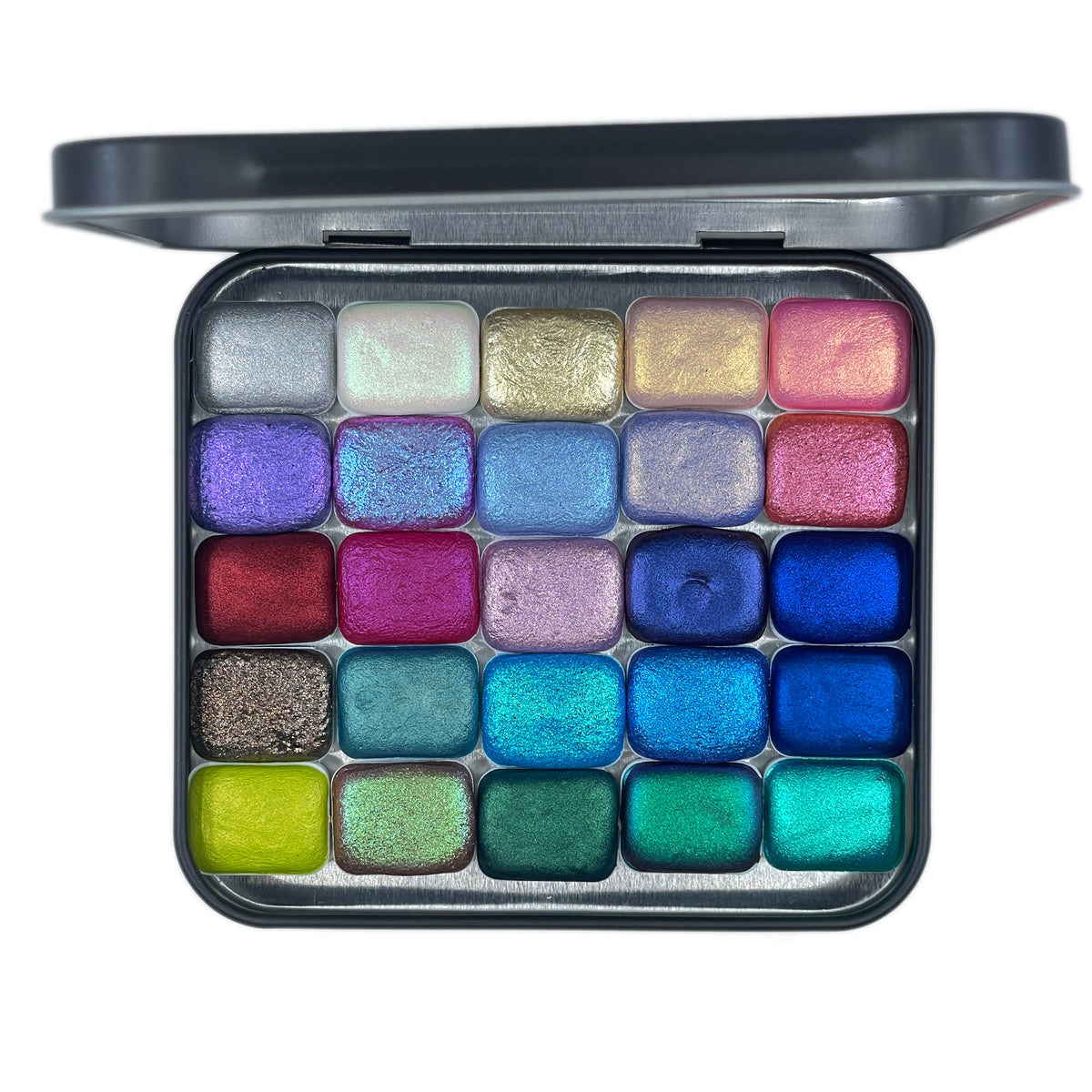 Cosmic Shimmer Iridescent Watercolor Palette - Set 10 Decadent & Precious Metals